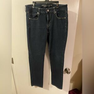 American Eagle Outfitters Dark Blue Skinny Jeans
